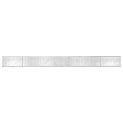 Gabion with 3.5 mm Wire and 5x5 cm Mesh 600x10x50 cm