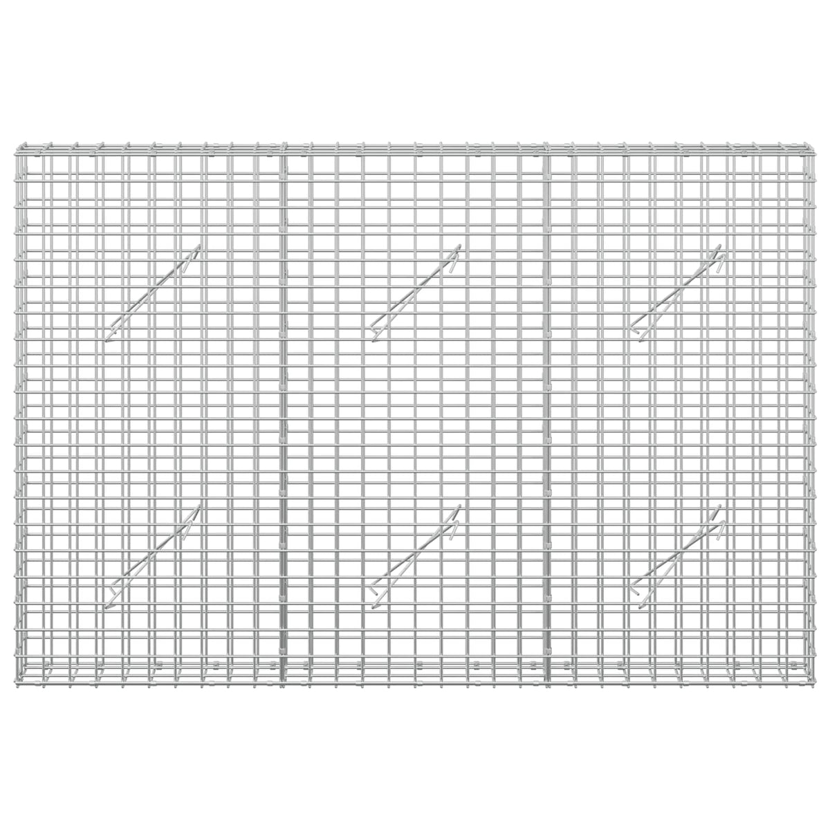 Gabion with 3.5 mm Wire and 5x5 cm Mesh 150x10x100 cm