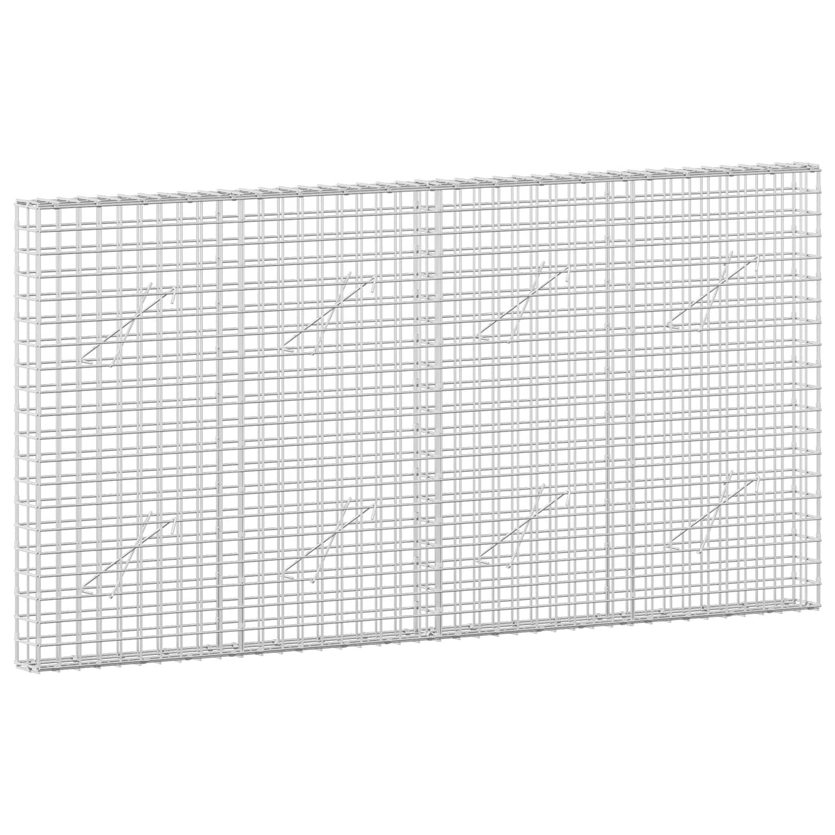 Gabion with 3.5 mm Wire and 5x5 cm Mesh 200x10x100 cm