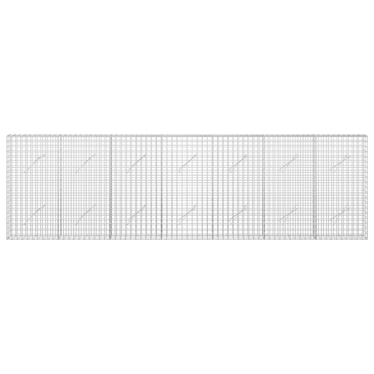 Gabion with 3.5 mm Wire and 5x5 cm Mesh 350x10x100 cm