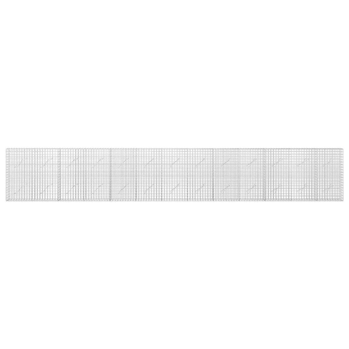 Gabion with 3.5 mm Wire and 5x5 cm Mesh 650x10x100 cm
