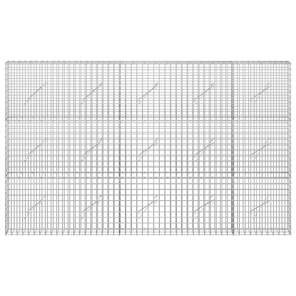 Gabion with 3.5 mm Wire and 5x5 cm Mesh 250x10x150 cm