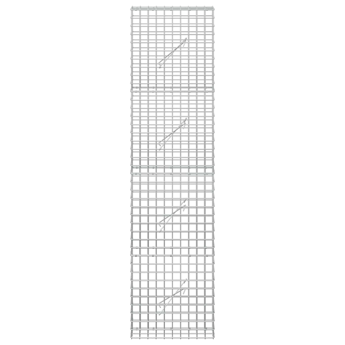 Gabion with 3.5 mm Wire and 5x5 cm Mesh 50x10x200 cm