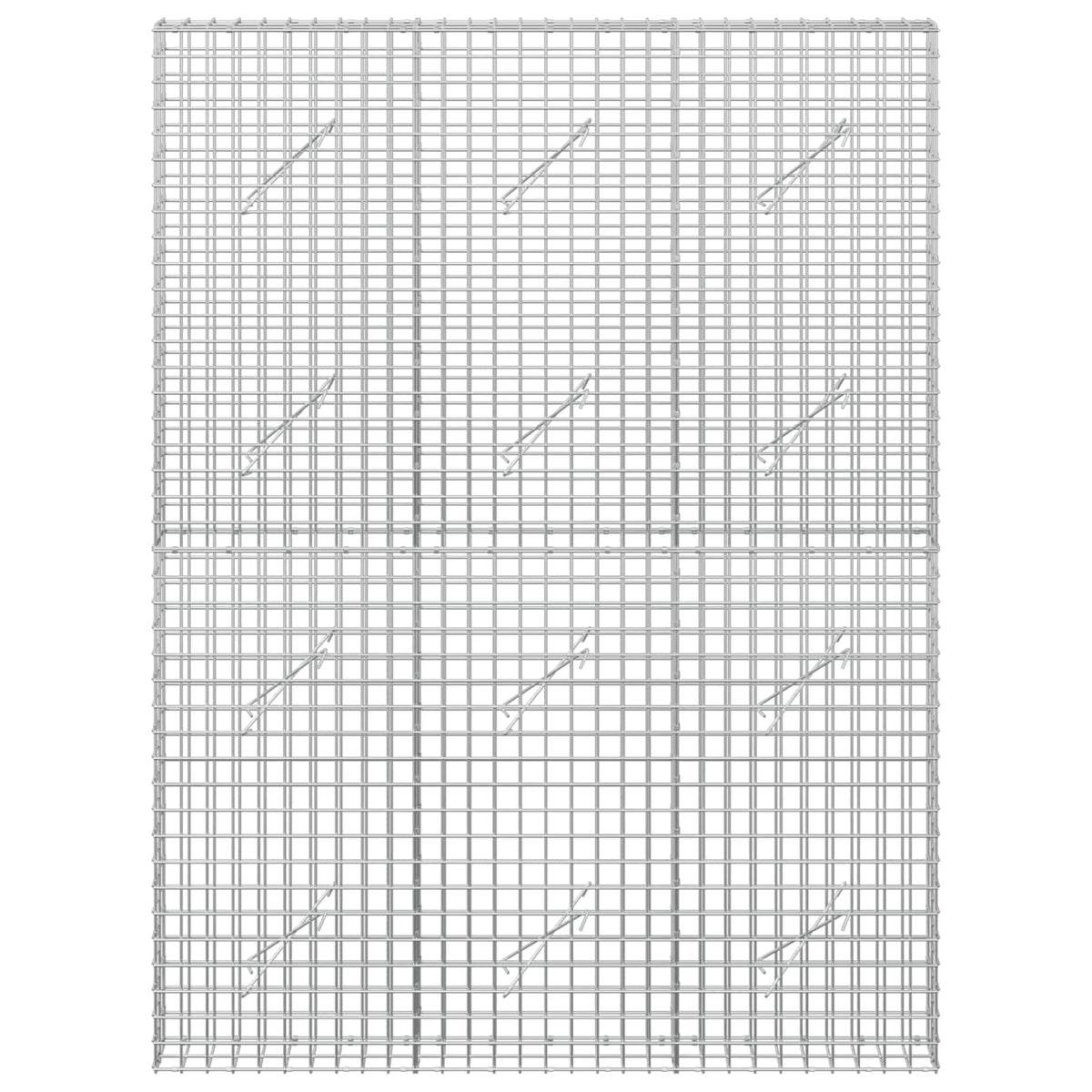 Gabion with 3.5 mm Wire and 5x5 cm Mesh 150x10x200 cm