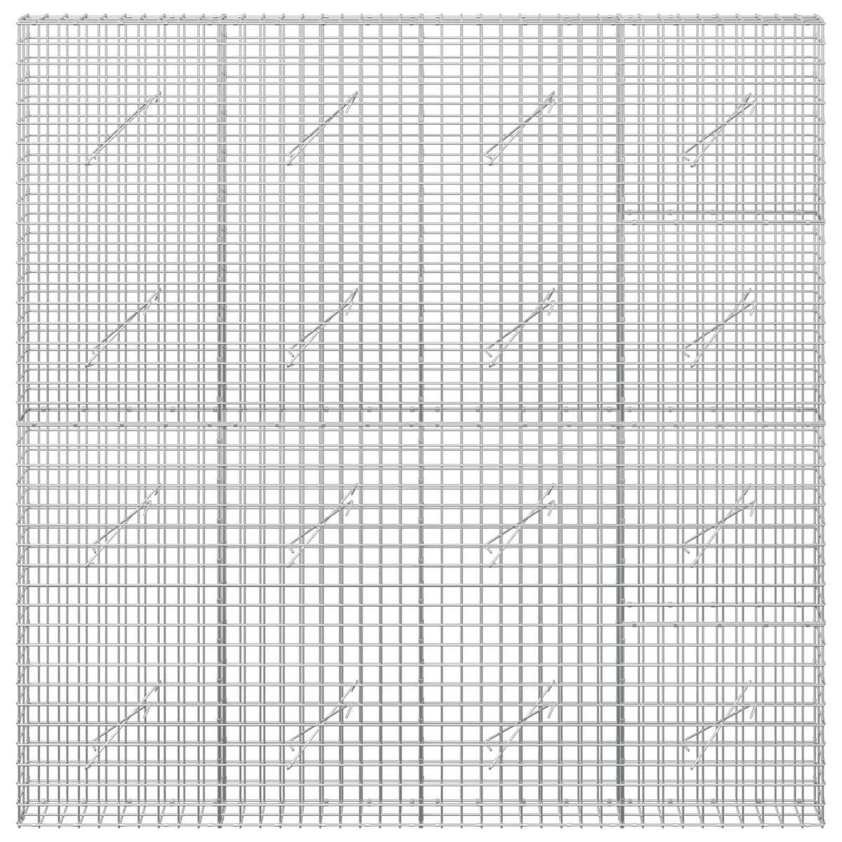 Gabion with 3.5 mm Wire and 5x5 cm Mesh 200x10x200 cm