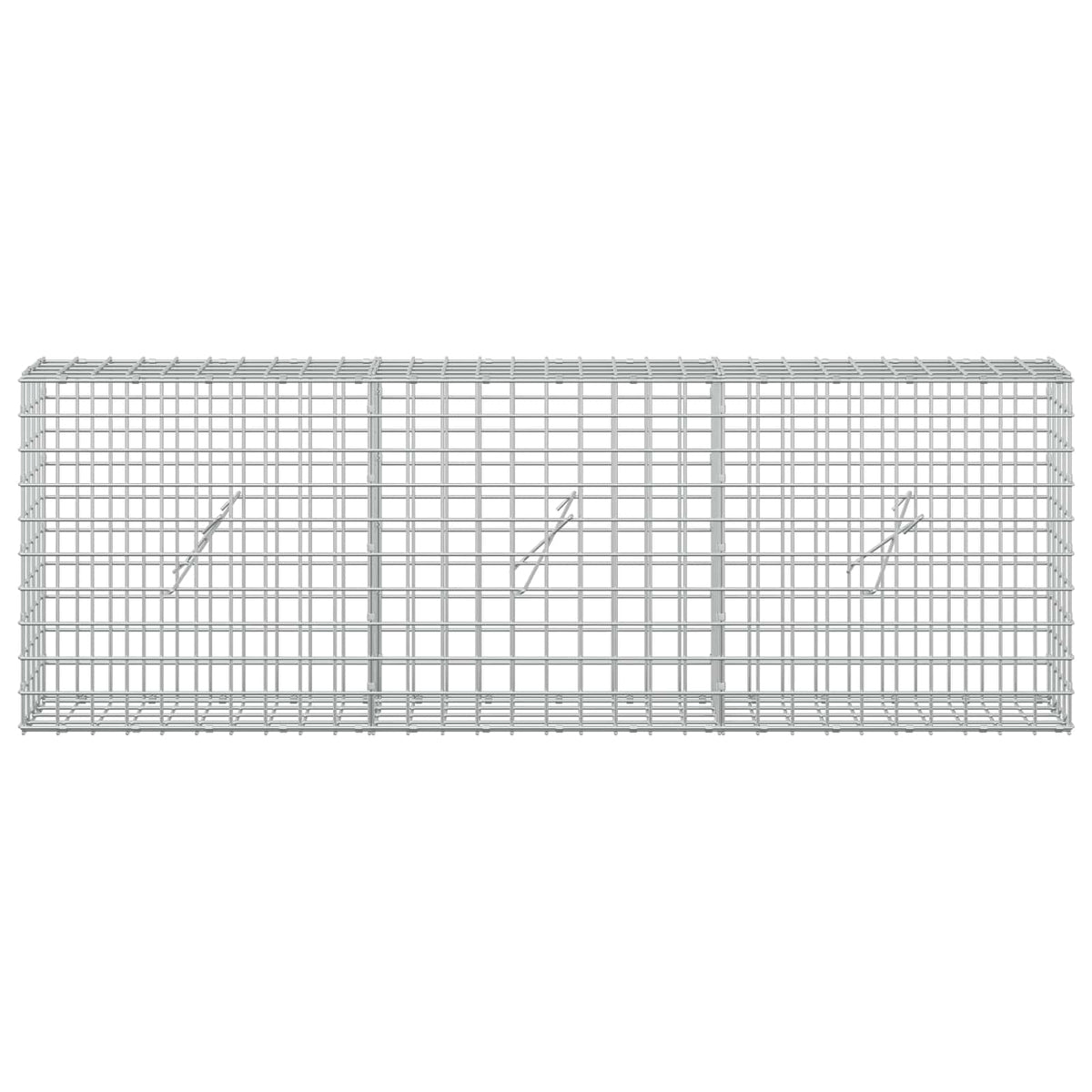 Gabion with 3.5 mm Wire and 5x5 cm Mesh 150x20x50 cm