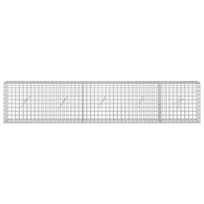 Gabion with 3.5 mm Wire and 5x5 cm Mesh 250x20x50 cm