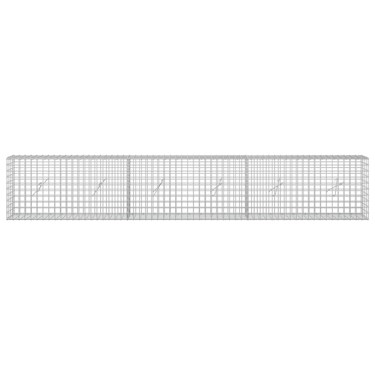 Gabion with 3.5 mm Wire and 5x5 cm Mesh 300x20x50 cm