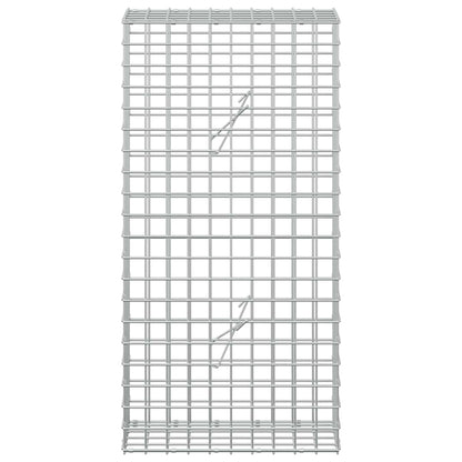 Gabion with 3.5 mm Wire and 5x5 cm Mesh 50x20x100 cm