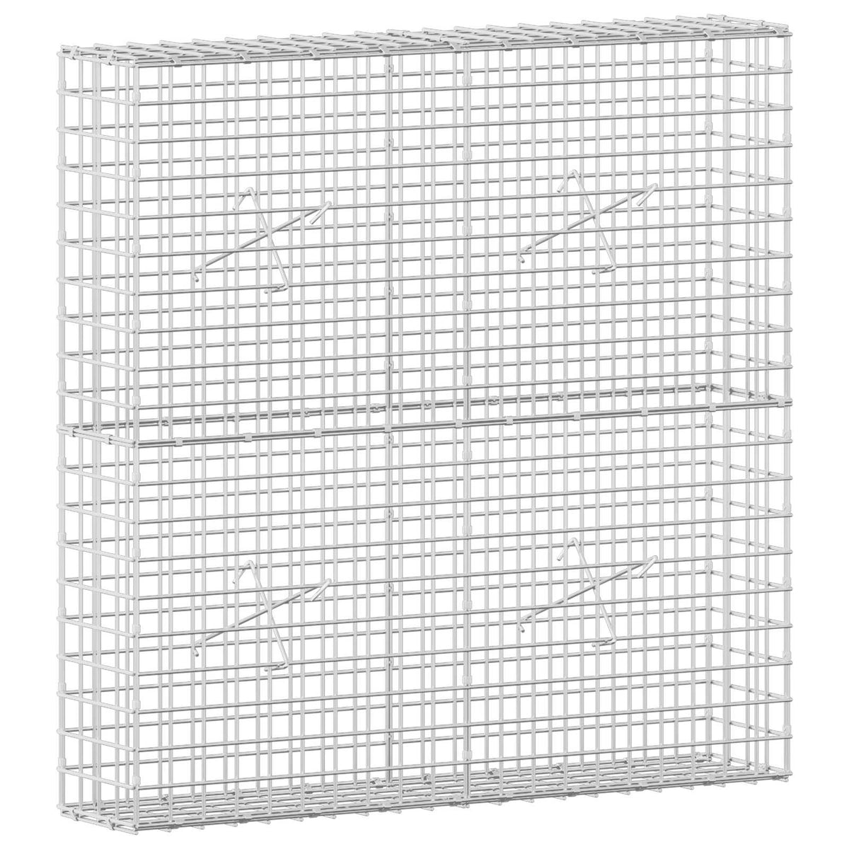 Gabion with 3.5 mm Wire and 5x5 cm Mesh 100x20x100 cm