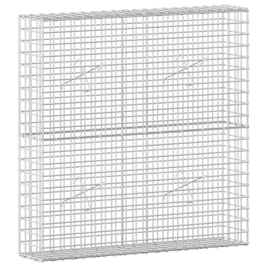 Gabion with 3.5 mm Wire and 5x5 cm Mesh 100x20x100 cm