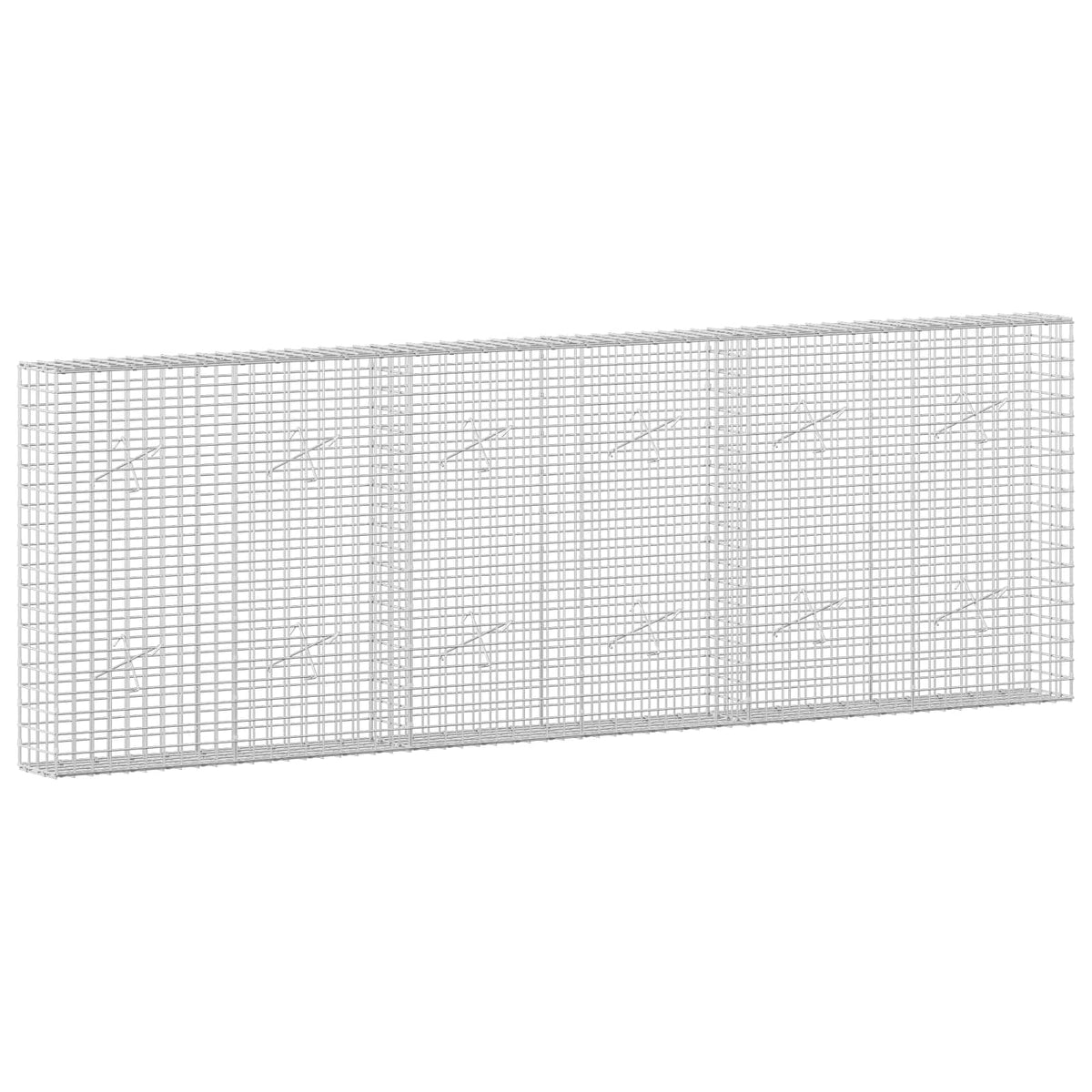 Gabion with 3.5 mm Wire and 5x5 cm Mesh 300x20x100 cm