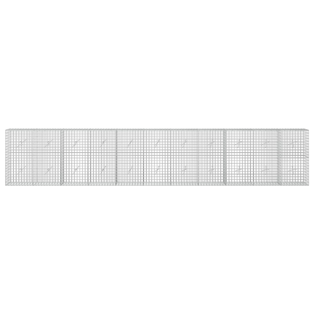 Gabion with 3.5 mm Wire and 5x5 cm Mesh 550x20x100 cm