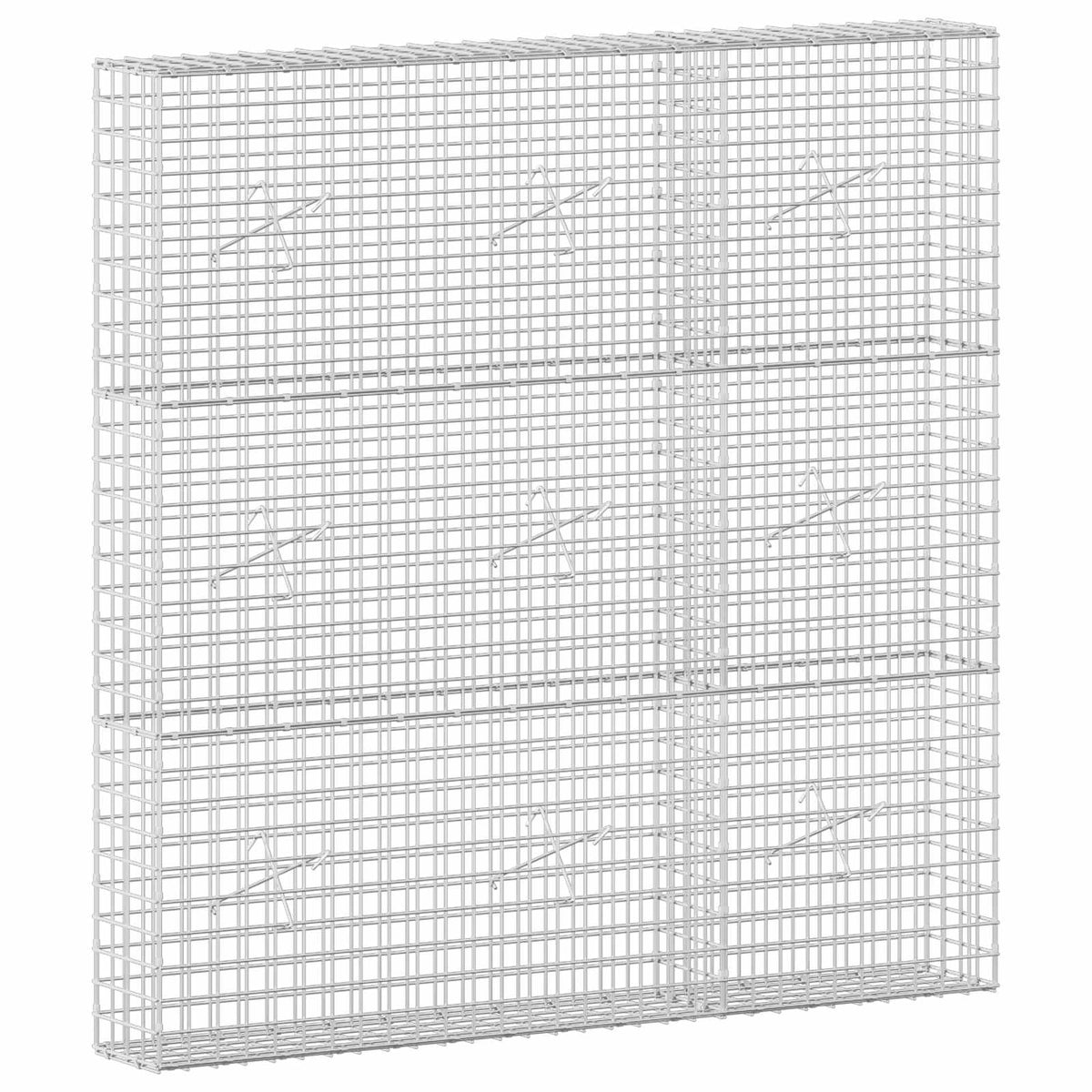 Gabion with 3.5 mm Wire and 5x5 cm Mesh 150x20x150 cm
