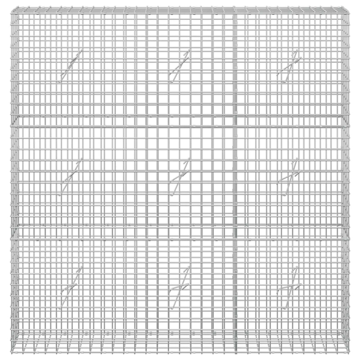Gabion with 3.5 mm Wire and 5x5 cm Mesh 150x20x150 cm