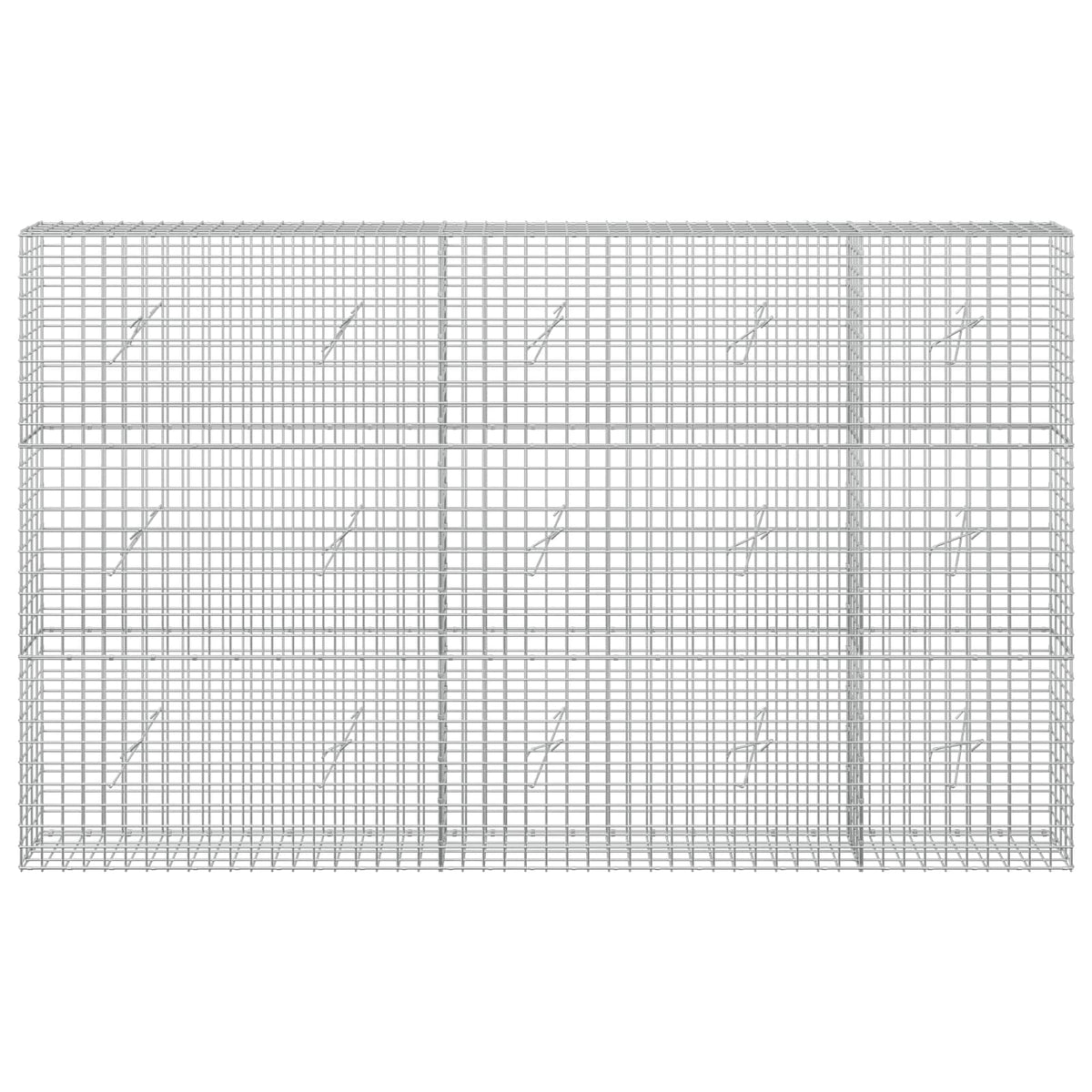 Gabion with 3.5 mm Wire and 5x5 cm Mesh 250x20x150 cm