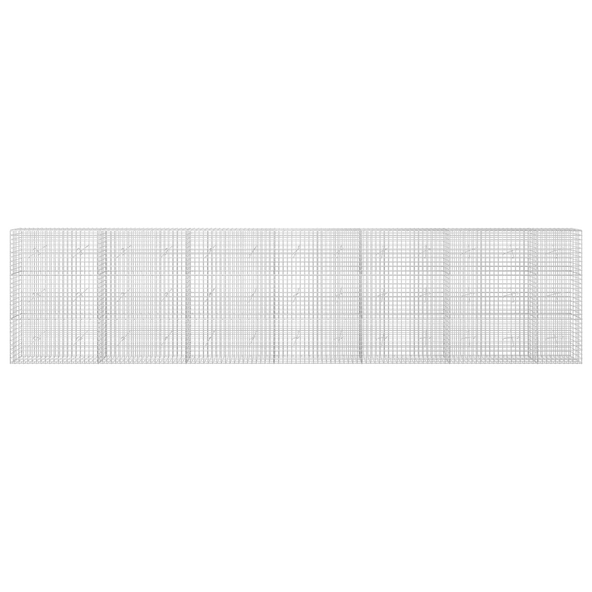 Gabion with 3.5 mm Wire and 5x5 cm Mesh 650x20x150 cm