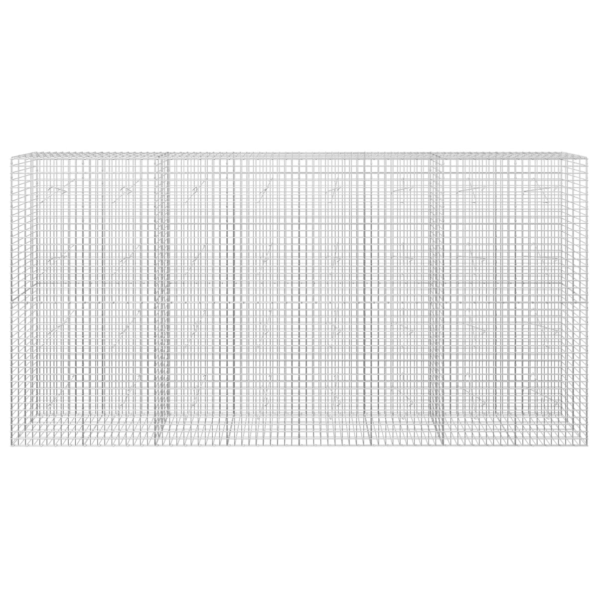 Gabion with 3.5 mm Wire and 5x5 cm Mesh 400x20x200 cm