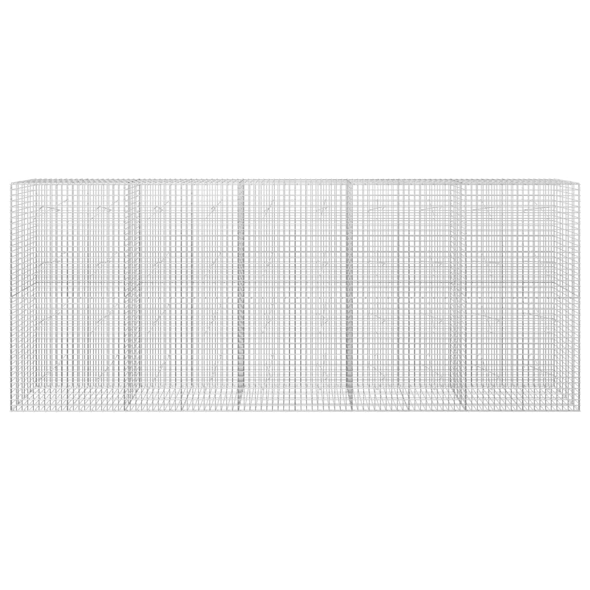 Gabion with 3.5 mm Wire and 5x5 cm Mesh 500x20x200 cm
