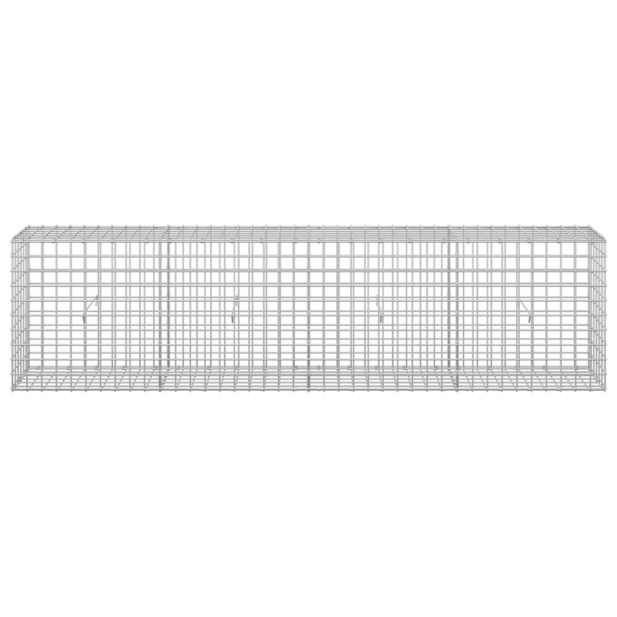 Gabion with 3.5 mm Wire and 5x5 cm Mesh 200x30x50 cm