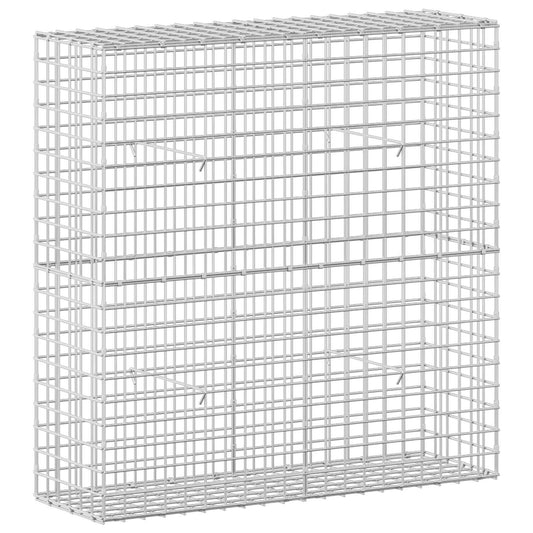 Gabion with 3.5 mm Wire and 5x5 cm Mesh 100x30x100 cm