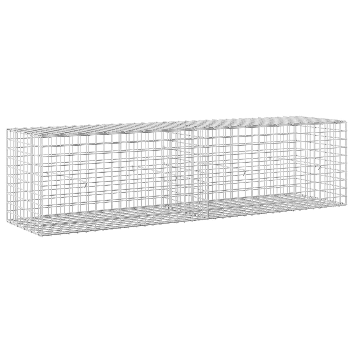 Gabion with 3.5 mm Wire and 5x5 cm Mesh 200x50x50 cm