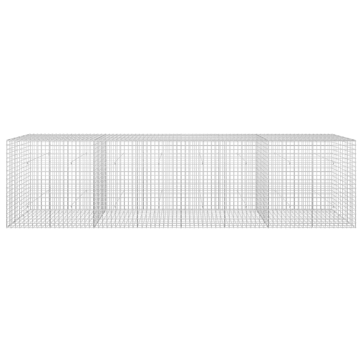 Gabion with 3.5 mm Wire and 5x5 cm Mesh 400x50x100 cm