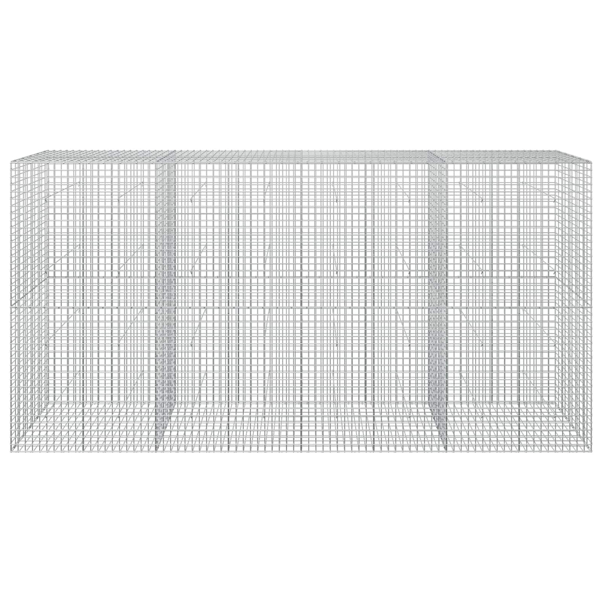 Gabion with 3.5 mm Wire and 5x5 cm Mesh 400x50x200 cm