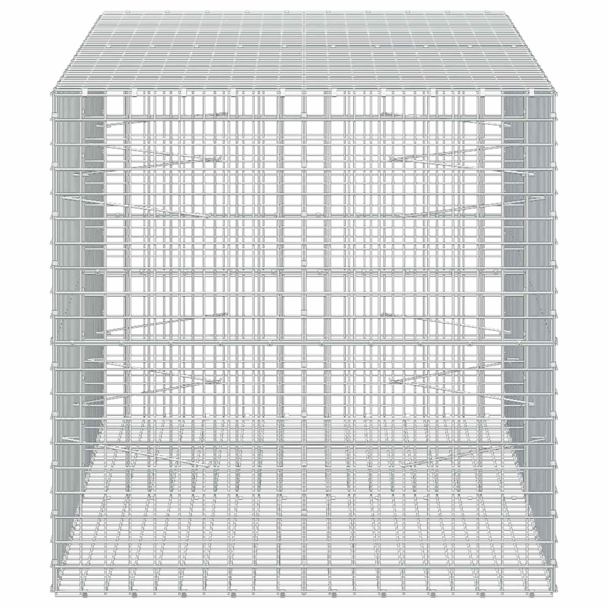 Gabion with 3.5 mm Wire and 5x5 cm Mesh 200x100x100 cm
