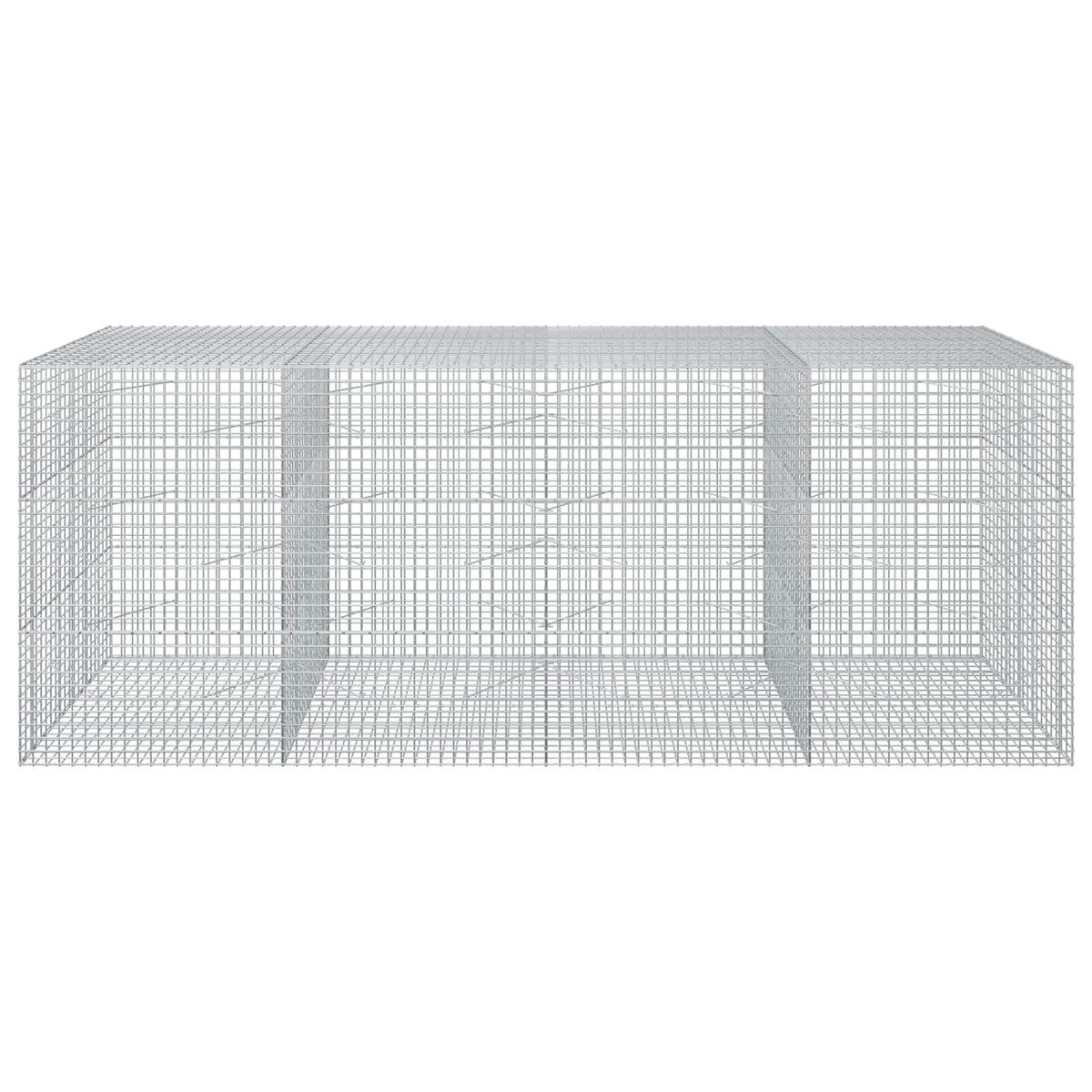 Gabion with 3.5 mm Wire and 5x5 cm Mesh 400x100x150 cm