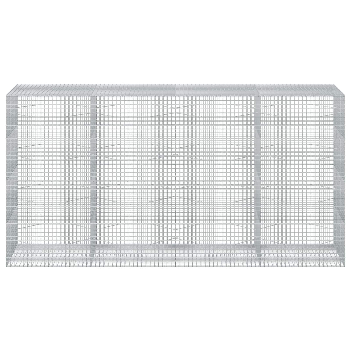 Gabion with 3.5 mm Wire and 5x5 cm Mesh 400x100x200 cm