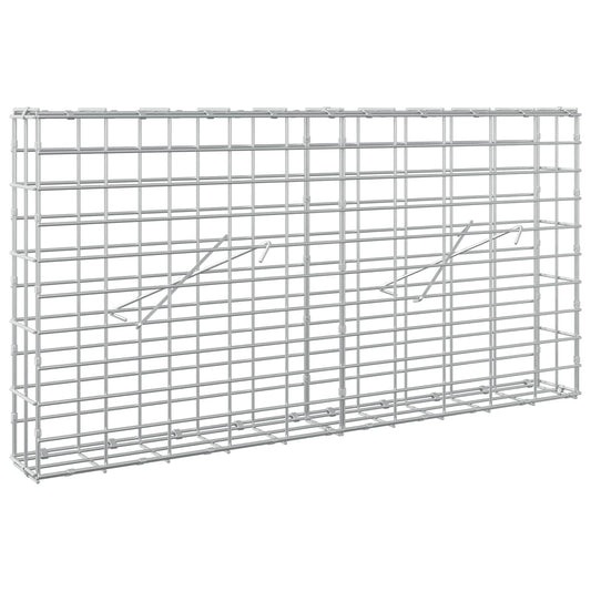 Gabion with 3.5 mm Wire and 5x10 cm Mesh 100x10x50 cm