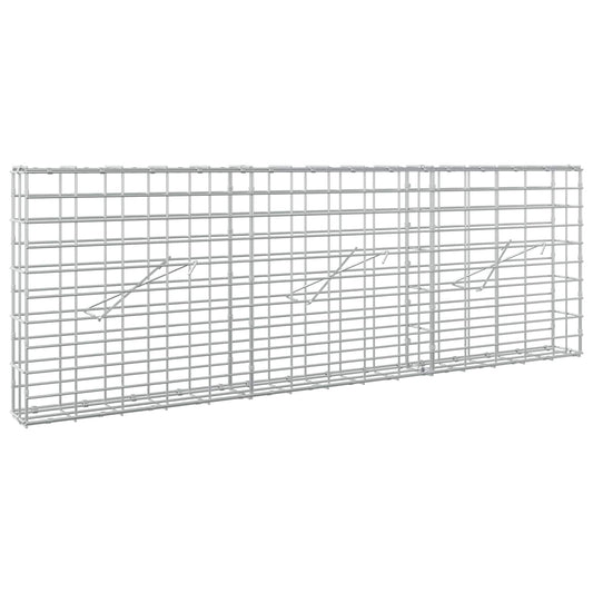 Gabion with 3.5 mm Wire and 5x10 cm Mesh 150x10x50 cm
