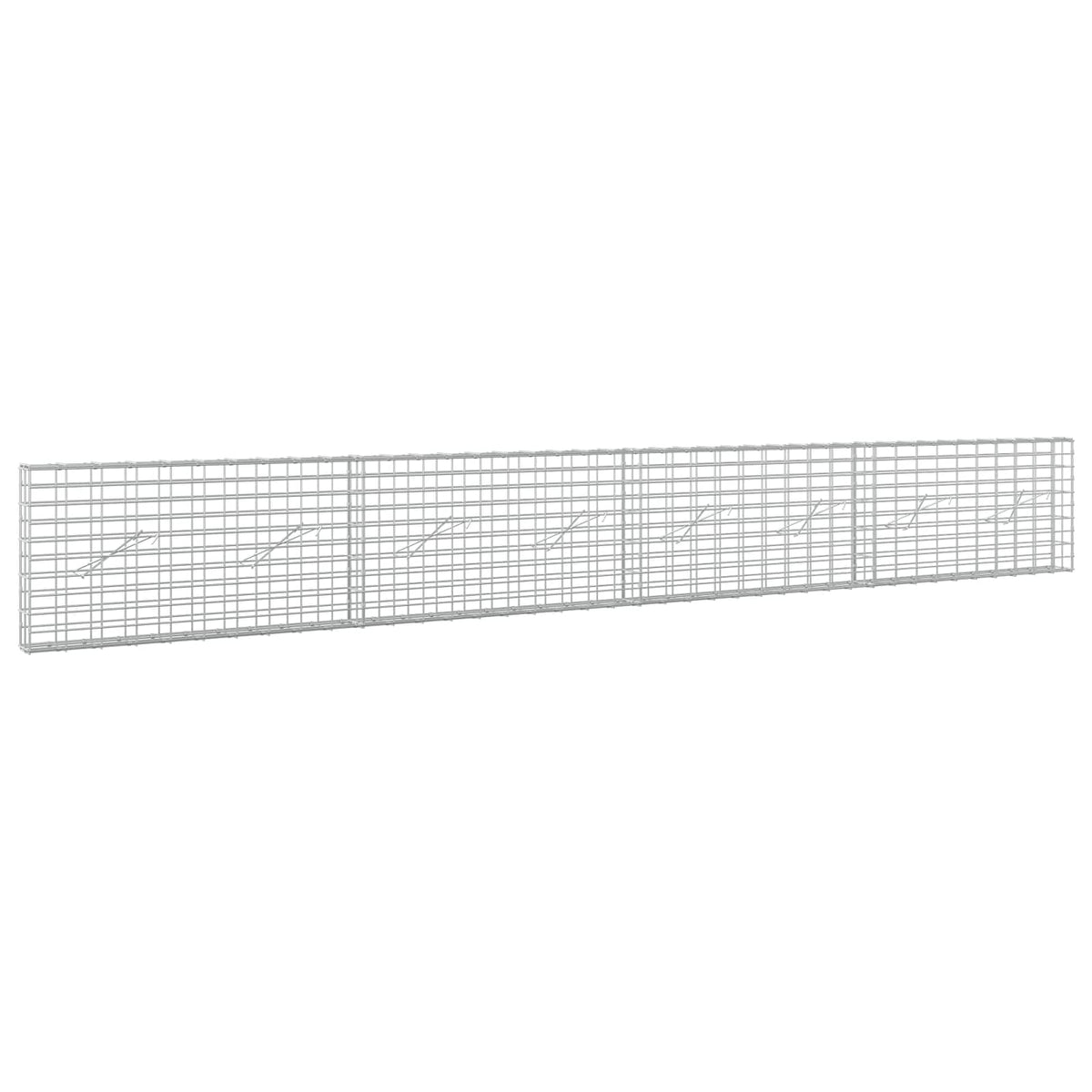 Gabion with 3.5 mm Wire and 5x10 cm Mesh 400x10x50 cm