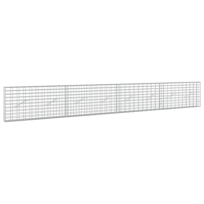 Gabion with 3.5 mm Wire and 5x10 cm Mesh 400x10x50 cm