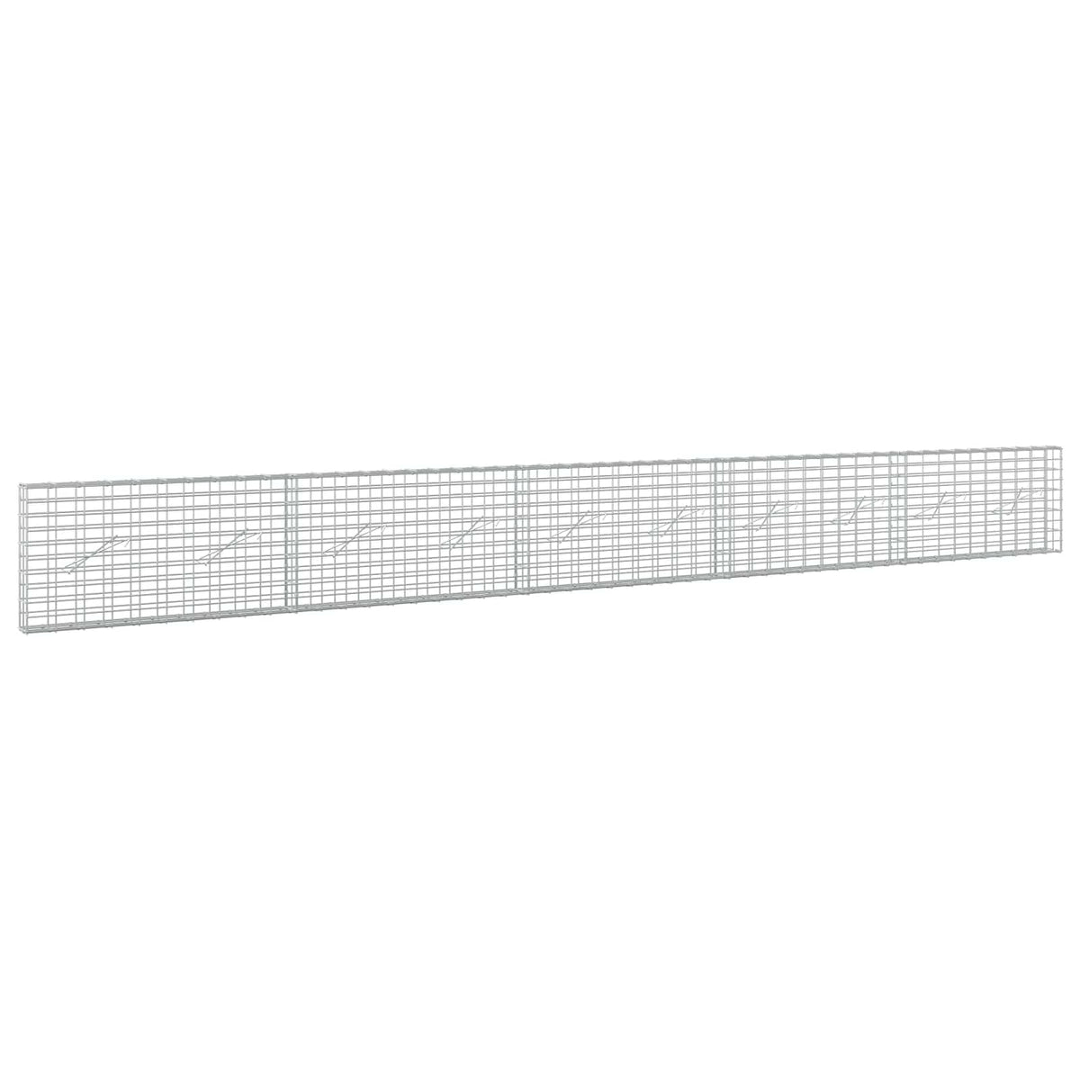 Gabion with 3.5 mm Wire and 5x10 cm Mesh 500x10x50 cm