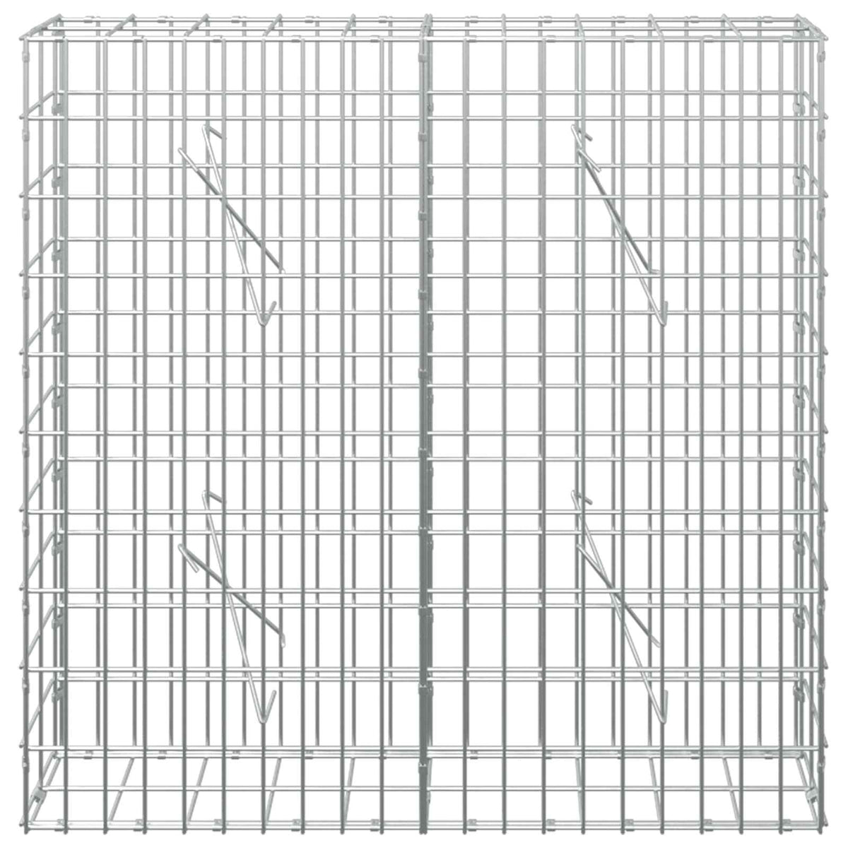 Gabion with 3.5 mm Wire and 5x10 cm Mesh 100x10x100 cm