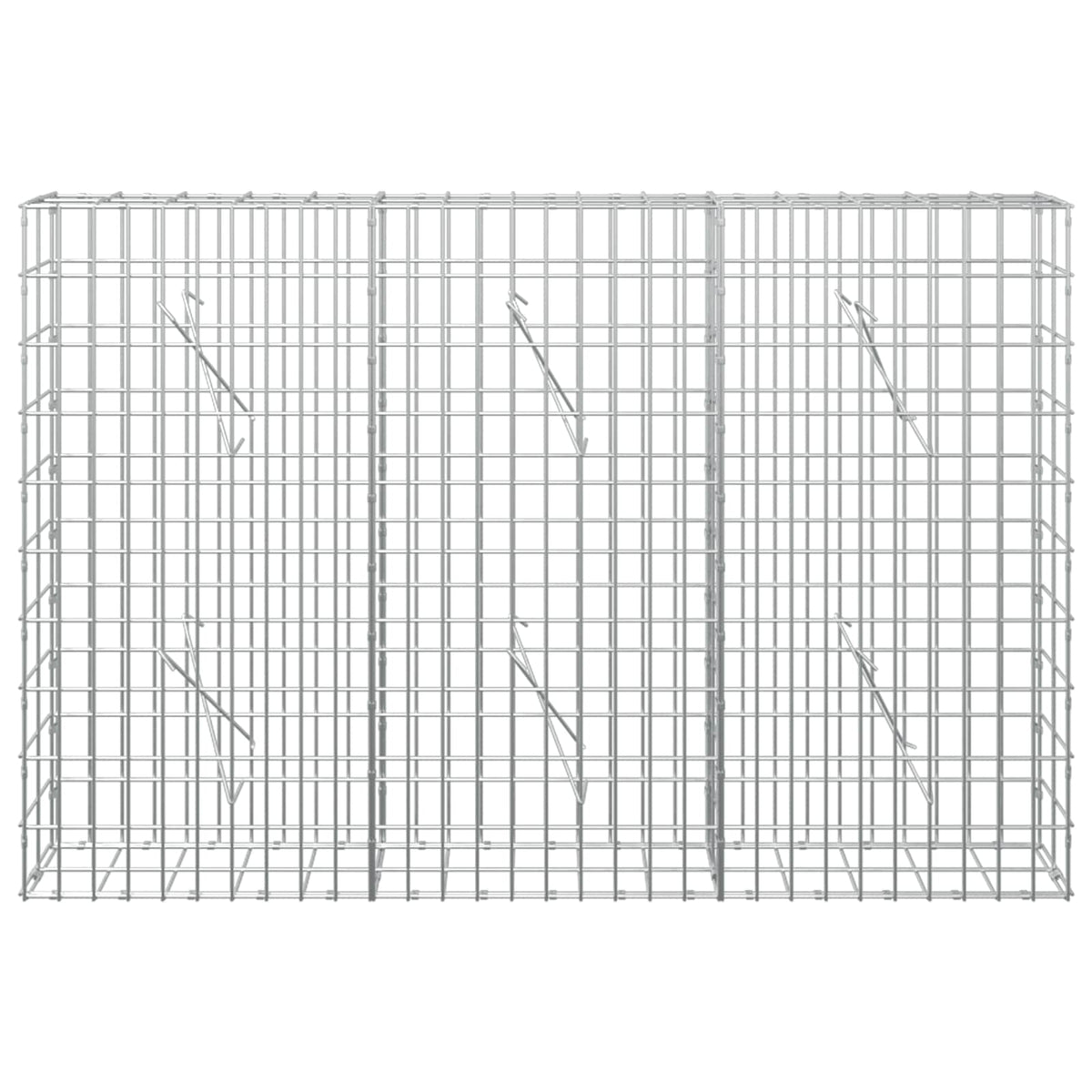 Gabion with 3.5 mm Wire and 5x10 cm Mesh 150x10x100 cm