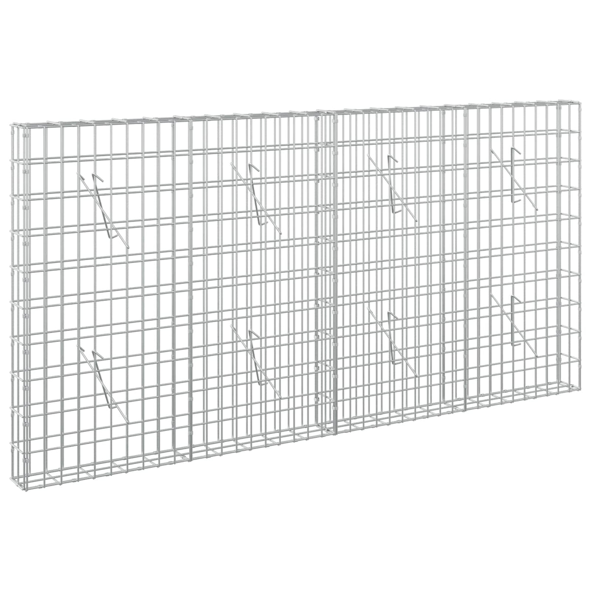 Gabion with 3.5 mm Wire and 5x10 cm Mesh 200x10x100 cm