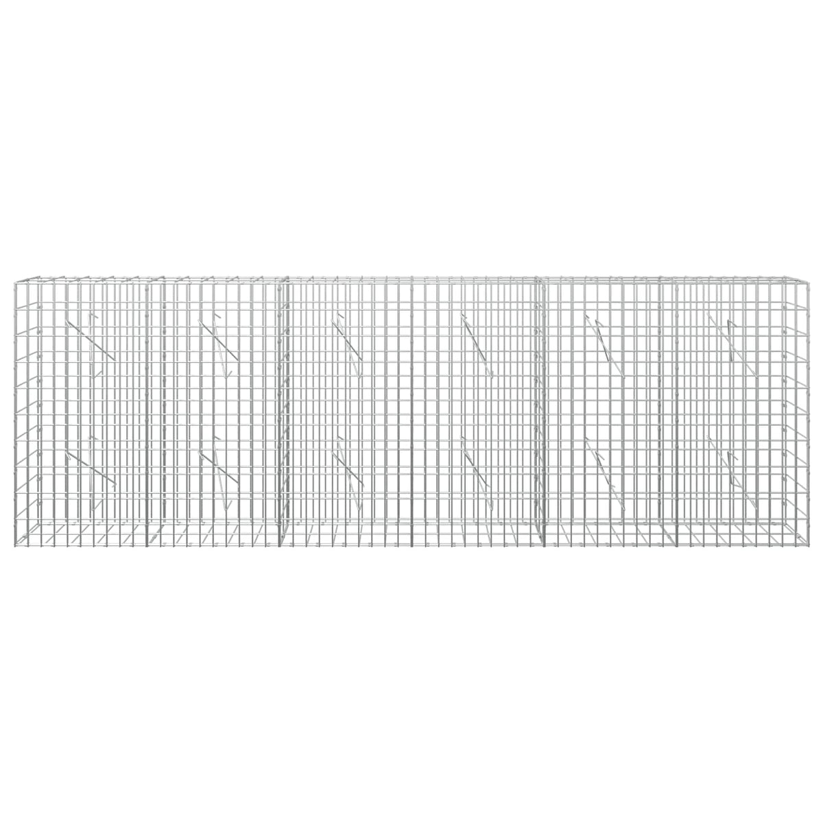 Gabion with 3.5 mm Wire and 5x10 cm Mesh 300x10x100 cm