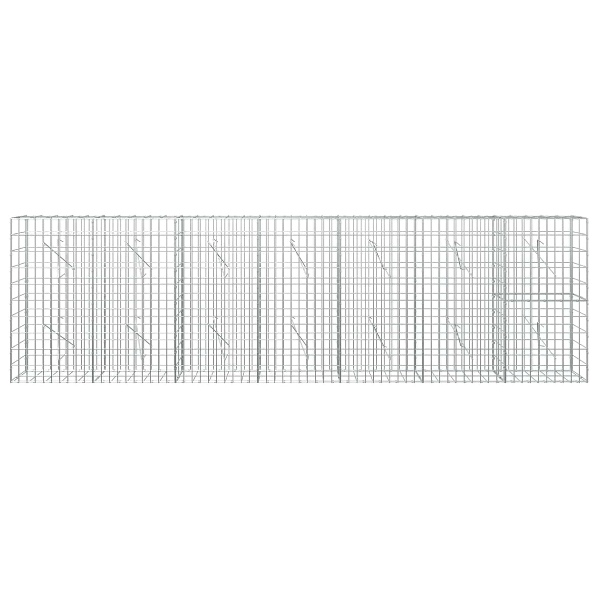 Gabion with 3.5 mm Wire and 5x10 cm Mesh 350x10x100 cm