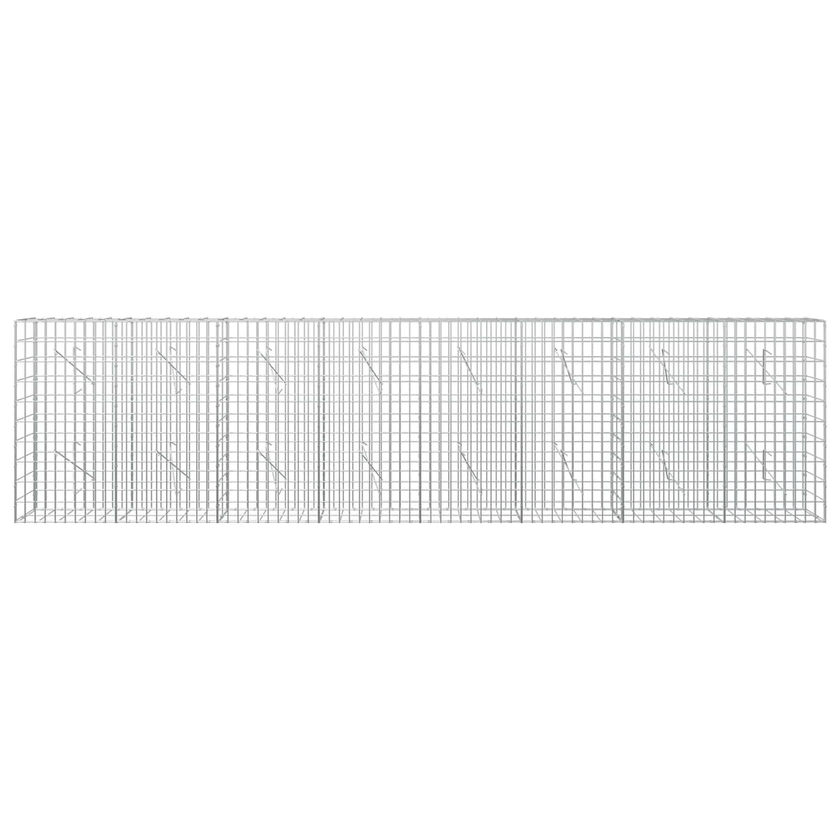 Gabion with 3.5 mm Wire and 5x10 cm Mesh 400x10x100 cm