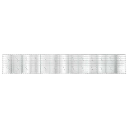 Gabion with 3.5 mm Wire and 5x10 cm Mesh 650x10x100 cm