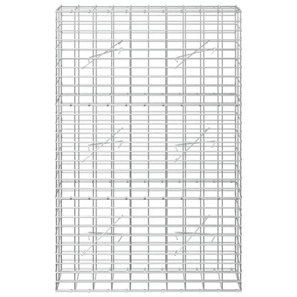 Gabion with 3.5 mm Wire and 5x10 cm Mesh 100x10x150 cm