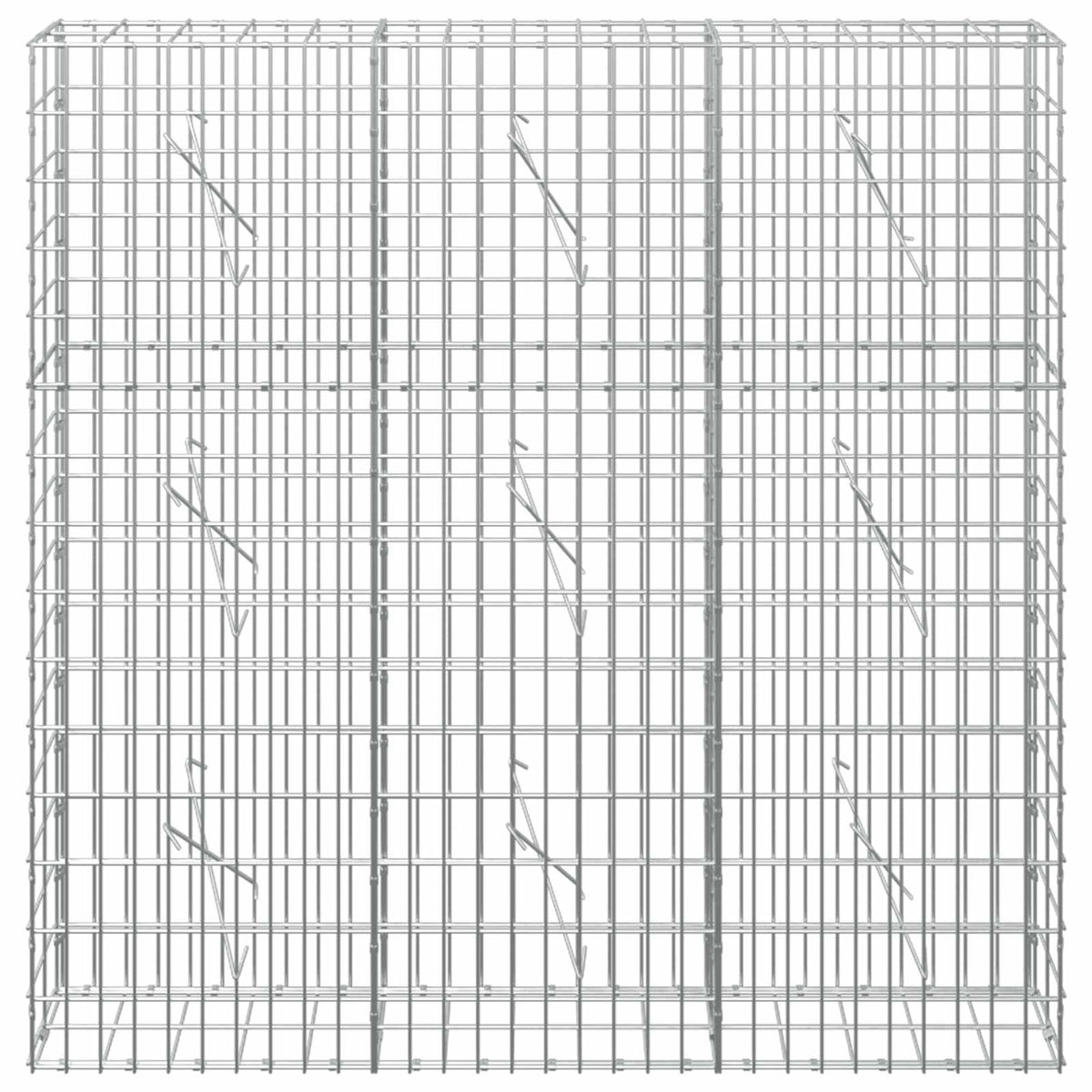 Gabion with 3.5 mm Wire and 5x10 cm Mesh 150x10x150 cm