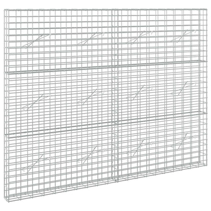 Gabion with 3.5 mm Wire and 5x10 cm Mesh 200x10x150 cm
