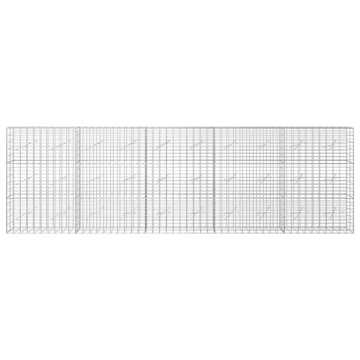 Gabion with 3.5 mm Wire and 5x10 cm Mesh 500x10x150 cm