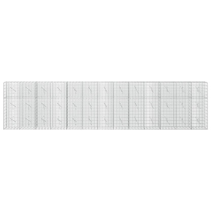 Gabion with 3.5 mm Wire and 5x10 cm Mesh 650x10x150 cm