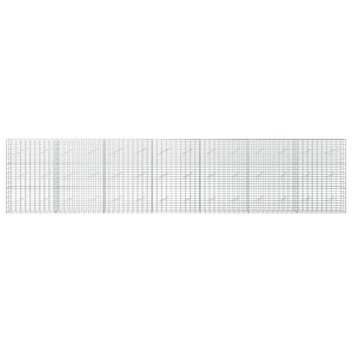 Gabion with 3.5 mm Wire and 5x10 cm Mesh 700x10x150 cm