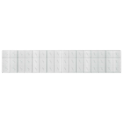 Gabion with 3.5 mm Wire and 5x10 cm Mesh 800x10x150 cm